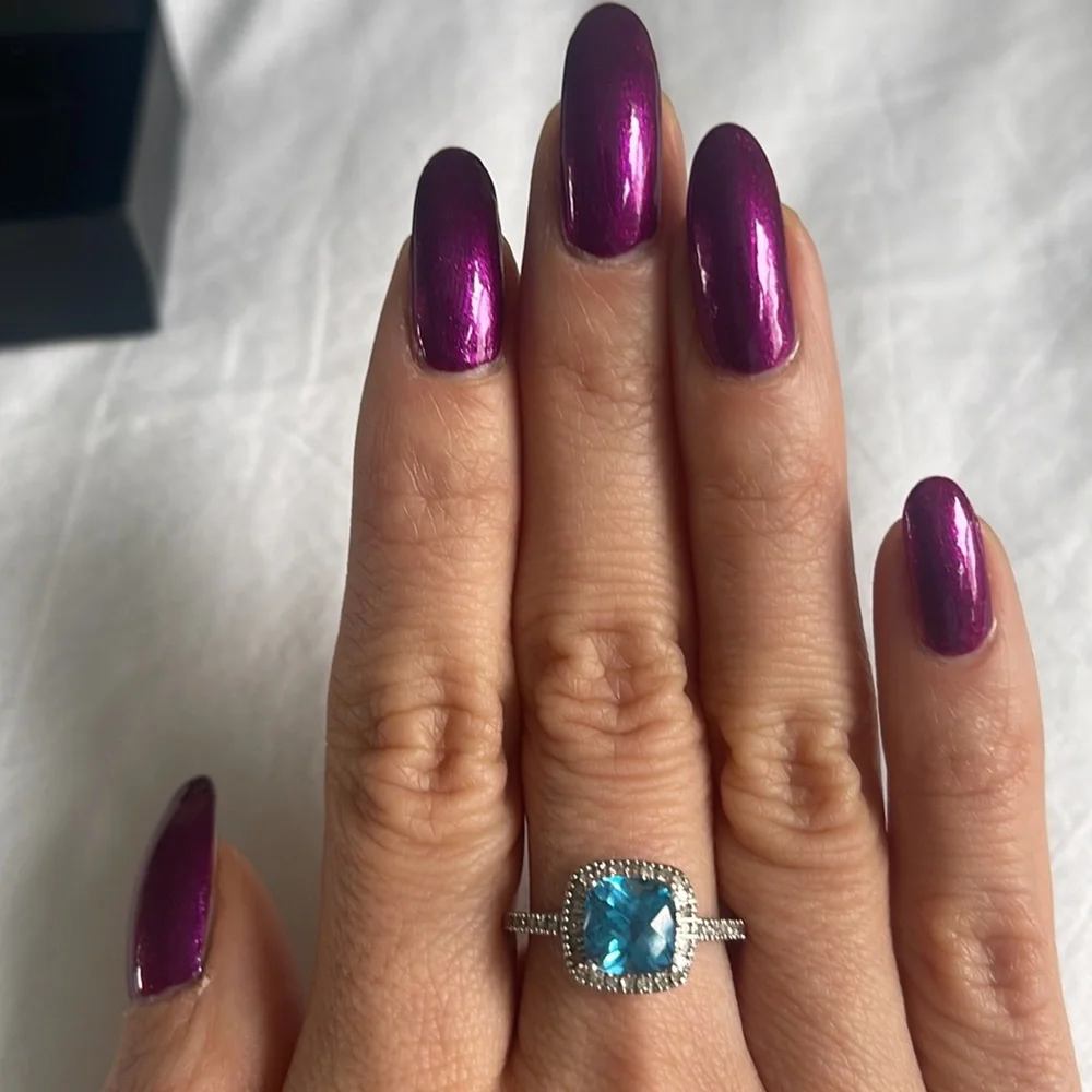 Blue topaz ring NWOT